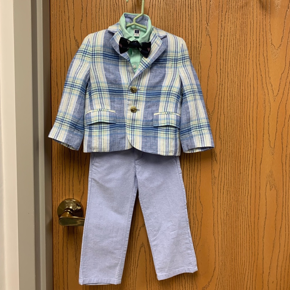 Toddler’s Linen Suit